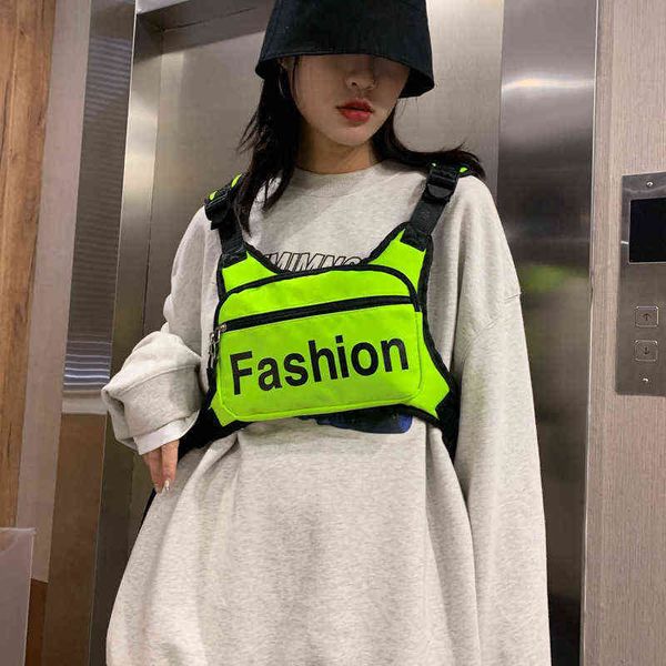 ins trend tiaodi bag women's work clothes fashion brand lovers hip hop tactical charter can wind dark chest man 220518
ins trend tiaodi bag women's work clothes fashion brand lovers hip hop tactical charter can wind dark chest man 220518