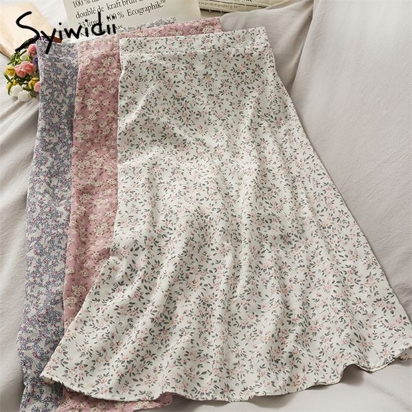 syiwidii vintage floral print chiffon long skirts for women elastic high waist spring summer y2k boho elegant midi skirt 220512, Black
syiwidii vintage floral print chiffon long skirts for women elastic high waist spring summer y2k boho elegant midi skirt 220512, Black