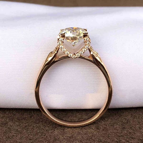 trendy 14k rose gold 4 claws moissanite vvs1 round cut 1ct 2ct 3ct engagement wedding anniversary ring, Golden;silver
trendy 14k rose gold 4 claws moissanite vvs1 round cut 1ct 2ct 3ct engagement wedding anniversary ring, Golden;silver