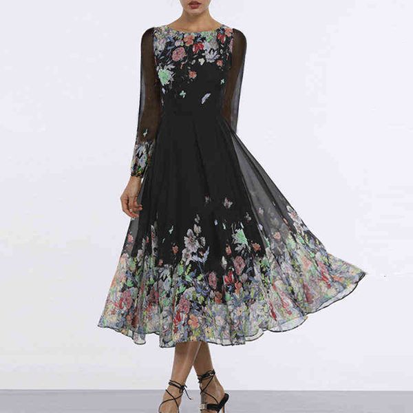 prom luxury designer women's dresses printed medium gth 2022 women's dresses hollow slim long sleeve large swing skirt spring, Black
prom luxury designer women's dresses printed medium gth 2022 women's dresses hollow slim long sleeve large swing skirt spring, Black