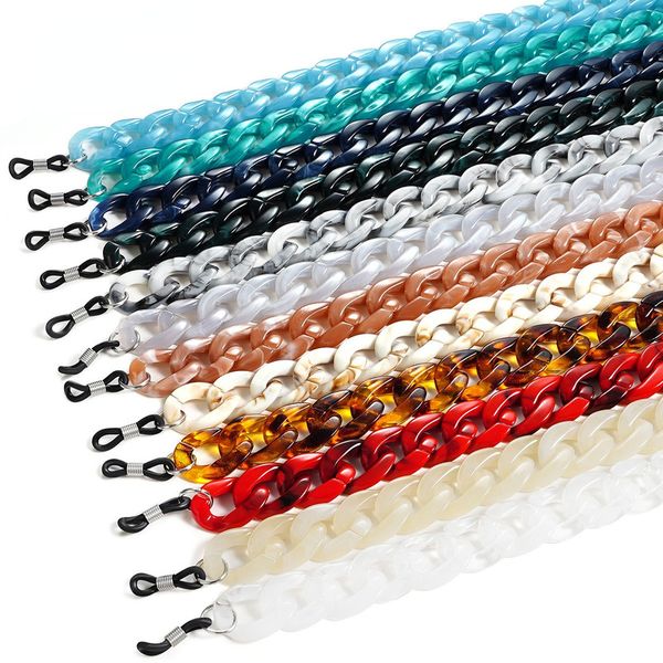 plastic glasses chain anti drop acrylic rope 220615