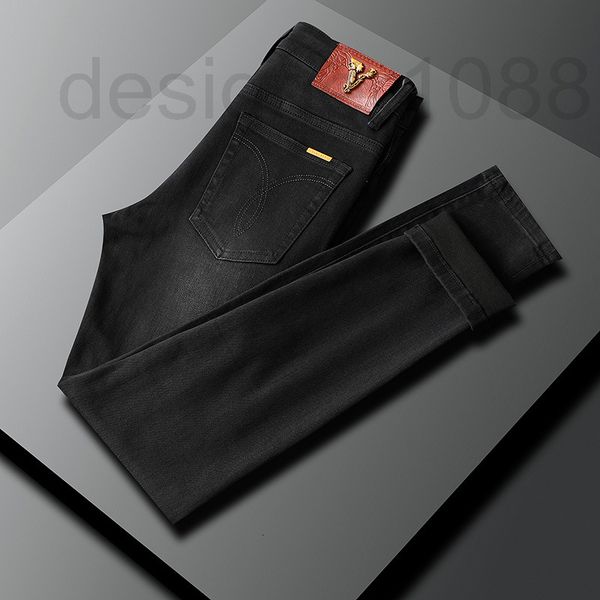 men's jeans designer men's 2022 new fashion brand slim straight tube micro elastic large long pants in autumn and winter 4a6a, Blue
men's jeans designer men's 2022 new fashion brand slim straight tube micro elastic large long pants in autumn and winter 4a6a, Blue