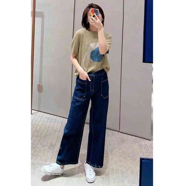 women's jeans autumn winter denim series contrast color bright line elast wide leg pants high waist straight jeans, Blue
women's jeans autumn winter denim series contrast color bright line elast wide leg pants high waist straight jeans, Blue