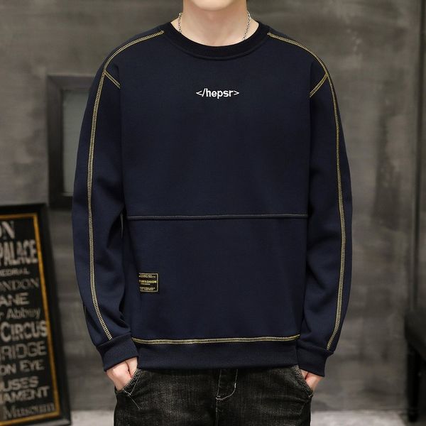 men sweatshirt fashion autumn long sleeve shirts high street men sweatshirt solid color hoodie 220816, Black
men sweatshirt fashion autumn long sleeve shirts high street men sweatshirt solid color hoodie 220816, Black