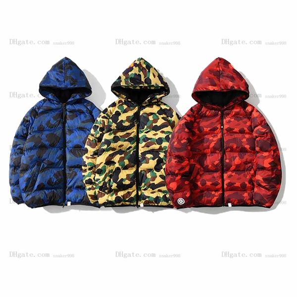 designers mens plus size outerwear shark jackets camouflage stitching hooded zipper printed winter autumn coats cotton-padded jacket men wom, Black;brown
designers mens plus size outerwear shark jackets camouflage stitching hooded zipper printed winter autumn coats cotton-padded jacket men wom, Black;brown