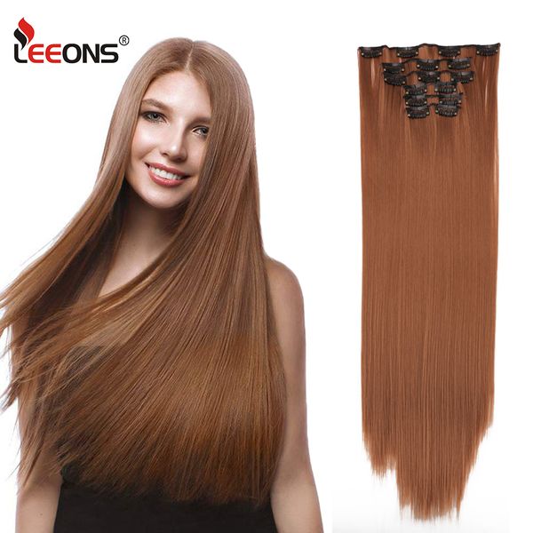 accessories 16 clip in hair extensions 6pcs/set 22" synthetic hair hairpiece 140g straight clips in false styling hair heat resistant co, Silver
accessories 16 clip in hair extensions 6pcs/set 22" synthetic hair hairpiece 140g straight clips in false styling hair heat resistant co, Silver