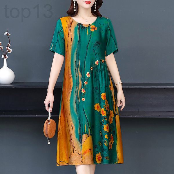 casual dresses designer silk dress mulberry silk high end 2021 summer new round neck printing asymmetric skirt 0eqp, Black;gray
casual dresses designer silk dress mulberry silk high end 2021 summer new round neck printing asymmetric skirt 0eqp, Black;gray