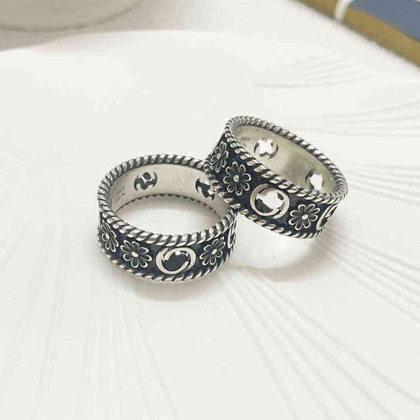 factory outlet silver ancient daisy flower letter couple pair old ring valentine's day gift
factory outlet silver ancient daisy flower letter couple pair old ring valentine's day gift