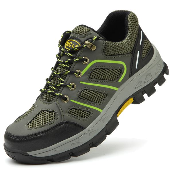 safety work shoes men puncture proof certificate steel toe comfortable wear resistant hiking boots breathable anti-elastic, Black;brown
safety work shoes men puncture proof certificate steel toe comfortable wear resistant hiking boots breathable anti-elastic, Black;brown