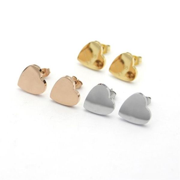 2022 not faded high polished trendy style women studs titanium steel 3 colors lover 3d flat heart earrings cute size fashion jewel3243, Golden;silver
2022 not faded high polished trendy style women studs titanium steel 3 colors lover 3d flat heart earrings cute size fashion jewel3243, Golden;silver