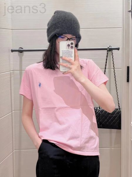 women's t-shirt designer 22 spring summer classic polo embroidered short sleeve t-shirt two colors qikr, White
women's t-shirt designer 22 spring summer classic polo embroidered short sleeve t-shirt two colors qikr, White