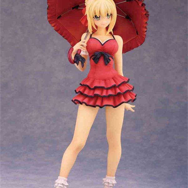 girl pvc japanese anime figure ate/extra ccc red saber nero dress with umbrella ver. painted toy collectible model toys
girl pvc japanese anime figure ate/extra ccc red saber nero dress with umbrella ver. painted toy collectible model toys