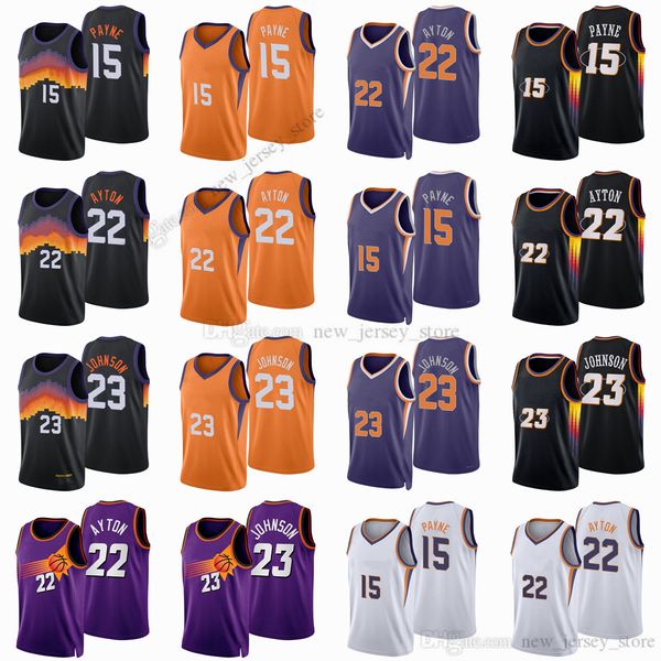printed 2022 new city basketball deandre 22 ayton jerseys 15 cameron payne 23 cameron johnson white orange purple black man jersey, Black;red
printed 2022 new city basketball deandre 22 ayton jerseys 15 cameron payne 23 cameron johnson white orange purple black man jersey, Black;red