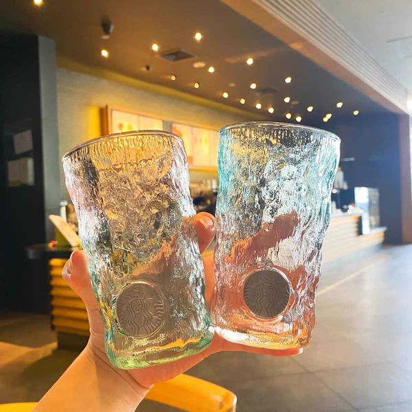 starbucks glacier cup 22 new pink green gradient textured glass pair cup mug lovers' valentine's day gift
starbucks glacier cup 22 new pink green gradient textured glass pair cup mug lovers' valentine's day gift