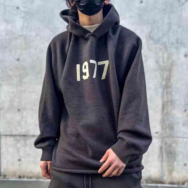 men's hoodies sweatshirts correct version of fog double thread 77 letter hooded knitted sweater for men and women running volume style, Black
men's hoodies sweatshirts correct version of fog double thread 77 letter hooded knitted sweater for men and women running volume style, Black