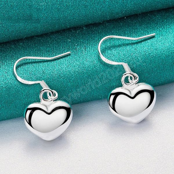 925 sterling silver smooth heart dangle earrings for women wedding engagement party fashion jewelry
925 sterling silver smooth heart dangle earrings for women wedding engagement party fashion jewelry