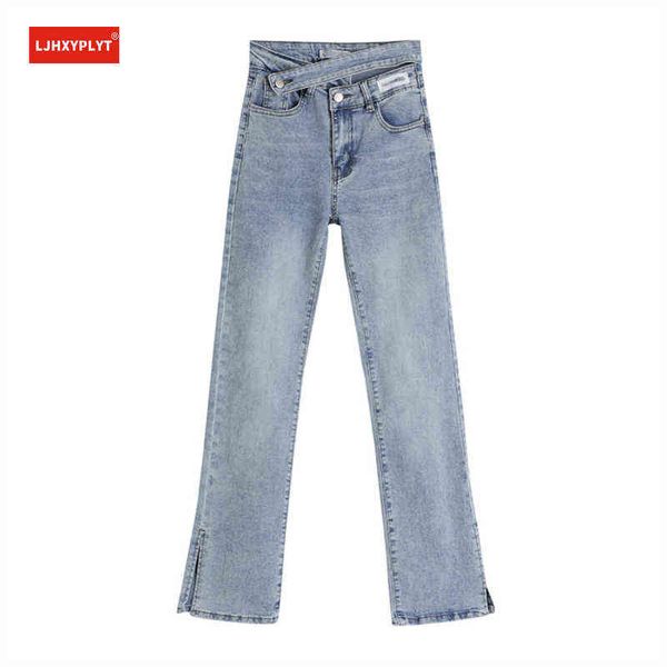 blue jeans woman summer pants vintage high waist straight full length mom jeans cowboy denim pants design split trousers female t220728
blue jeans woman summer pants vintage high waist straight full length mom jeans cowboy denim pants design split trousers female t220728