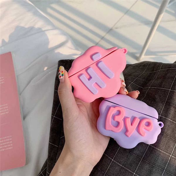for airpod 2 case 3d hi bye cloud letter cartoon soft silicone wireless earphone cases for apple airpods case cute cover funda
for airpod 2 case 3d hi bye cloud letter cartoon soft silicone wireless earphone cases for apple airpods case cute cover funda