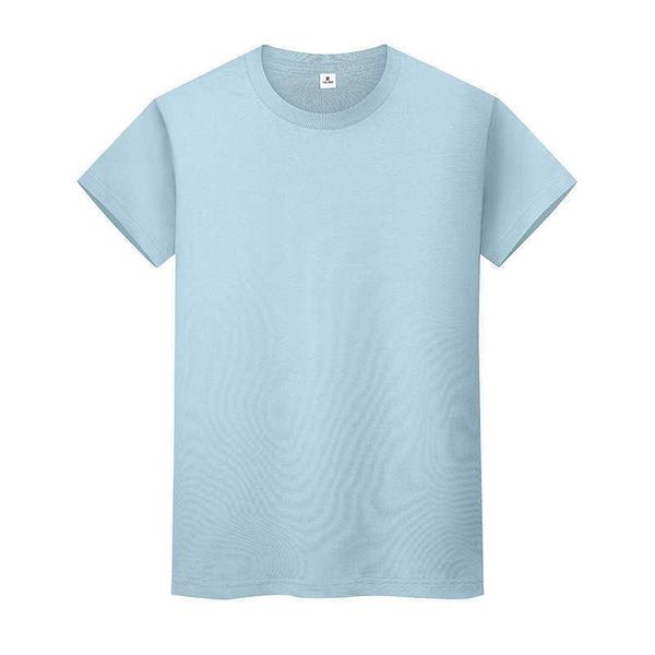 round neck solid color t shirt summer cotton bottoming short sleeved mens and womens half-sleeveda78c, White;black
round neck solid color t shirt summer cotton bottoming short sleeved mens and womens half-sleeveda78c, White;black