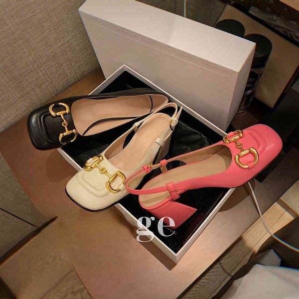 2022 new french buckle single fashion thick high heel small square head shallow mouth shoes baotou sandals women, Black
2022 new french buckle single fashion thick high heel small square head shallow mouth shoes baotou sandals women, Black