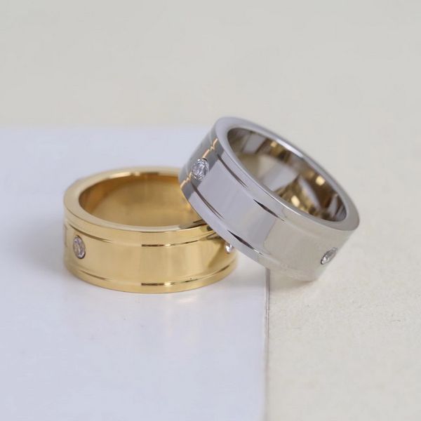 europe america style ring men lady women stainless steel 18k gold plated engraved b letter setting two diamond lovers rings, Slivery;golden
europe america style ring men lady women stainless steel 18k gold plated engraved b letter setting two diamond lovers rings, Slivery;golden