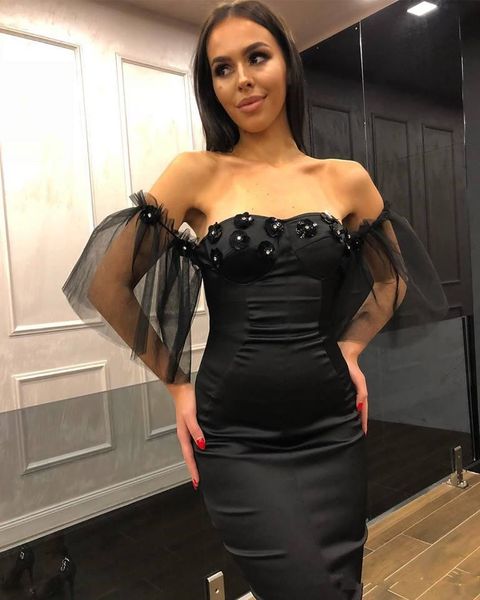 tea length black short prom dresses with 3d-applique sweetheart tulle off shoulder cocktail party gowns evening
tea length black short prom dresses with 3d-applique sweetheart tulle off shoulder cocktail party gowns evening