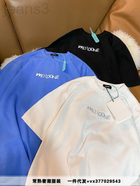 men's t-shirts designer correct version of chen weiting's same we11done chest three-dimensional silver letter short sleeve t-shirt, White;black
men's t-shirts designer correct version of chen weiting's same we11done chest three-dimensional silver letter short sleeve t-shirt, White;black