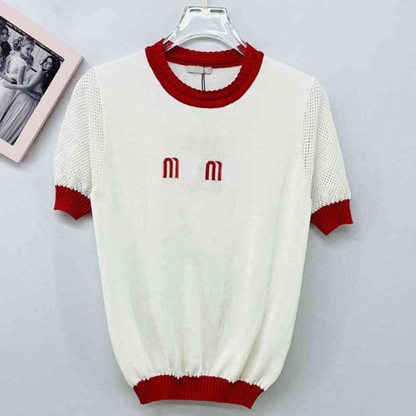 coat sweaters new summer sweet contrast color t-shirt sleeve mesh breathable loose white short sleeve top, White;black
coat sweaters new summer sweet contrast color t-shirt sleeve mesh breathable loose white short sleeve top, White;black