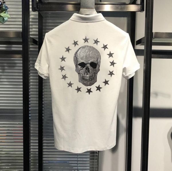 2022 new polo shirt men rhinestone casual cotton polo slim fit high quantity, White;black
2022 new polo shirt men rhinestone casual cotton polo slim fit high quantity, White;black