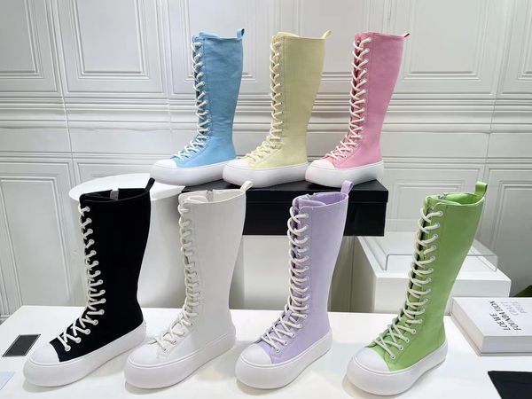 designer's latest fall 2022 sponge platform canvas height woman boots popular footwear long multi-color shoes knee high boots aaaaa, Black
designer's latest fall 2022 sponge platform canvas height woman boots popular footwear long multi-color shoes knee high boots aaaaa, Black