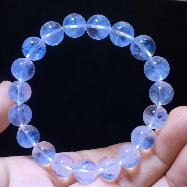 natural blue feather needle rutilated quartz beads bracelet clear round beads 10.4mm pyramid women men stretch aaaaaa, Silver
natural blue feather needle rutilated quartz beads bracelet clear round beads 10.4mm pyramid women men stretch aaaaaa, Silver
