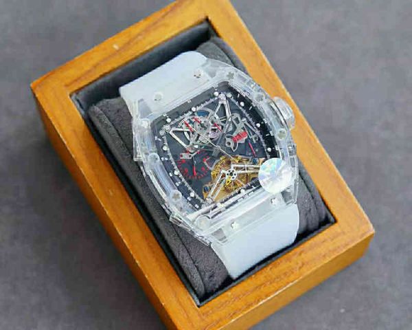 tourbillon luxury mens mechanical watch business fully hollowed out automatic wine barrel richa milles luminous rubber transparent swiss mov, Slivery;brown
tourbillon luxury mens mechanical watch business fully hollowed out automatic wine barrel richa milles luminous rubber transparent swiss mov, Slivery;brown