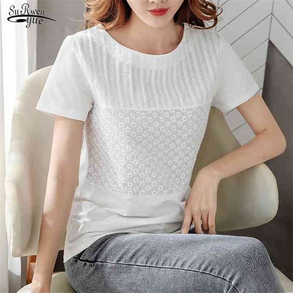 womens summer blusas mujer de moda solid ladies short sleeve o neck white womens blouses lace shirts 8586 50 210401
womens summer blusas mujer de moda solid ladies short sleeve o neck white womens blouses lace shirts 8586 50 210401