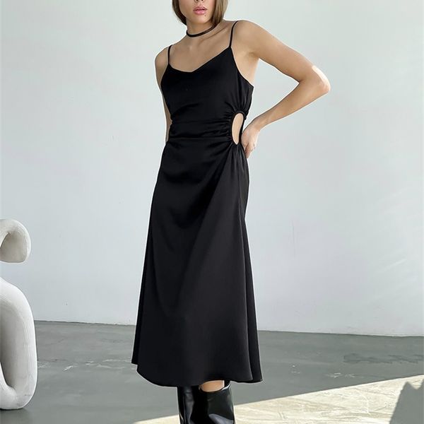 ootn retro strap hollow out dress party street a-line v-neck black summer dresses women elegant trendy ruched midi dress 220511, Black;gray
ootn retro strap hollow out dress party street a-line v-neck black summer dresses women elegant trendy ruched midi dress 220511, Black;gray