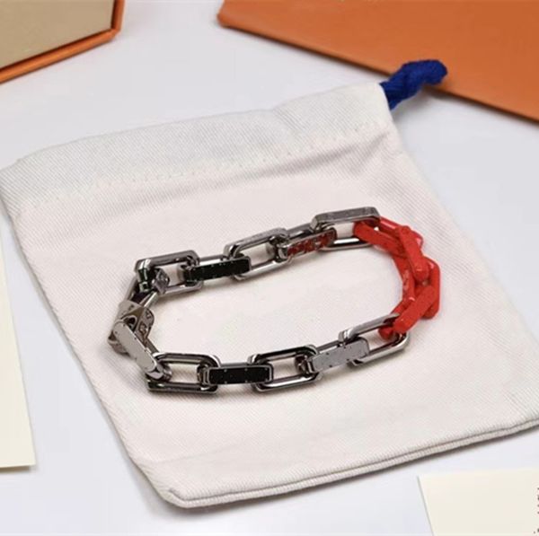 2022 est men steel silver designer charms bracelets with flowers letter women bracelet jewelry with box l087, Golden;silver
2022 est men steel silver designer charms bracelets with flowers letter women bracelet jewelry with box l087, Golden;silver
