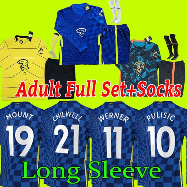 long sleeve cfc 2021 2022 pulisic soccer jersey 21 22 ziyech havertz kante werner abraham chilwell mount jorginho lukaku football shirt men, Black;yellow
long sleeve cfc 2021 2022 pulisic soccer jersey 21 22 ziyech havertz kante werner abraham chilwell mount jorginho lukaku football shirt men, Black;yellow
