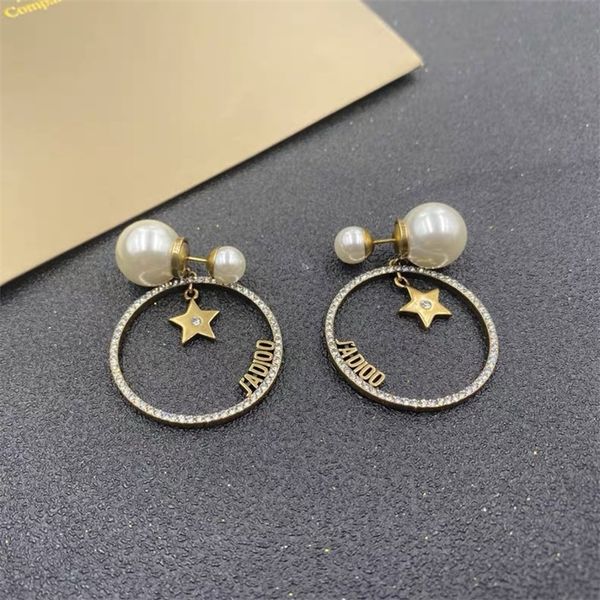 60% jewelry online letter diamond inlaid large ring star pearl light luxury earrings women's fashion earrings 2022 new trend, Silver
60% jewelry online letter diamond inlaid large ring star pearl light luxury earrings women's fashion earrings 2022 new trend, Silver
