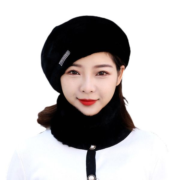 women's real rex rabbit fur hat scarf sets winter warm beret cap black, Blue;gray
women's real rex rabbit fur hat scarf sets winter warm beret cap black, Blue;gray