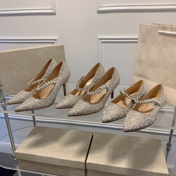 2022 designer women's high heel sandals leather pointy crystal slippers rhinestones fashion sparkling stretch women's party weddin, Black
2022 designer women's high heel sandals leather pointy crystal slippers rhinestones fashion sparkling stretch women's party weddin, Black