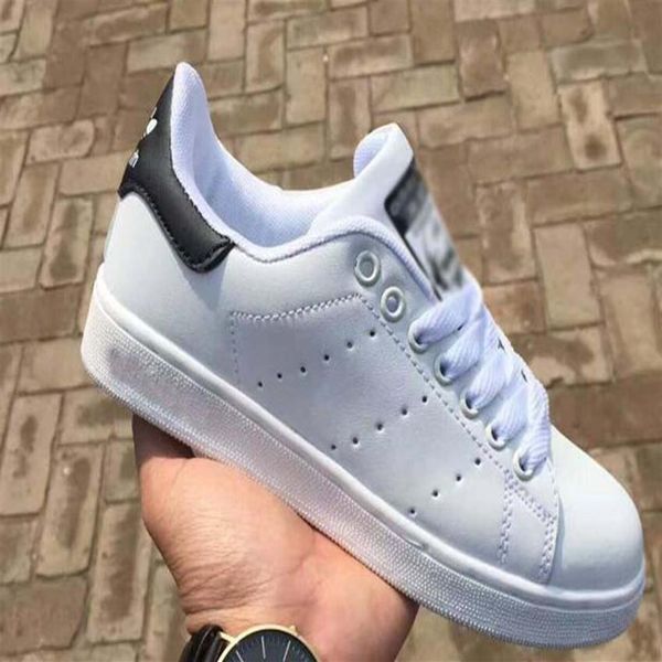 women men new stan shoes fashion smith sneakers casual leather sport shoes205g, Black
women men new stan shoes fashion smith sneakers casual leather sport shoes205g, Black