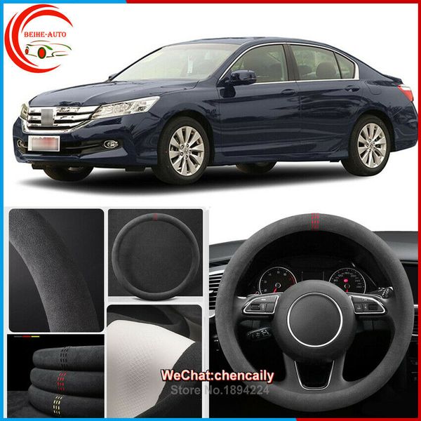 for honda accord black alcantara car steering wheel cover all seasons suede case
for honda accord black alcantara car steering wheel cover all seasons suede case