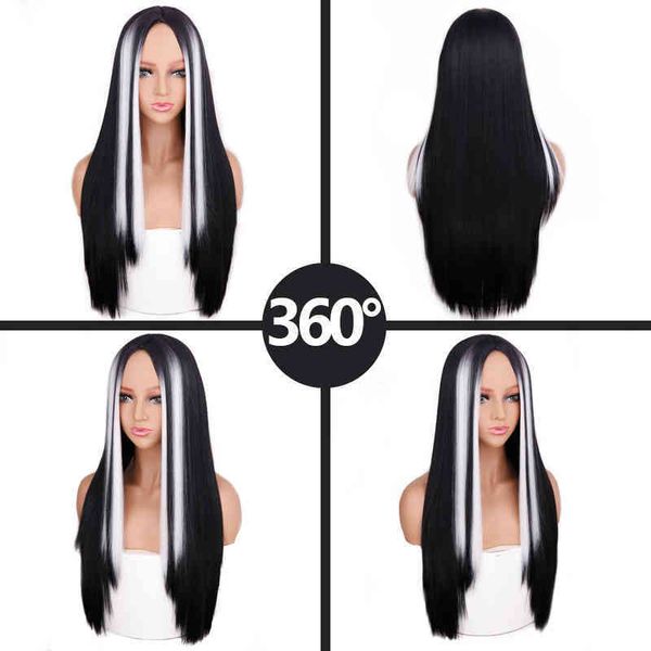 linghang black white long straight wig synthetic wigs for women wig cospaly central part hair heat ristant fibers daily wig, Golden;white
linghang black white long straight wig synthetic wigs for women wig cospaly central part hair heat ristant fibers daily wig, Golden;white