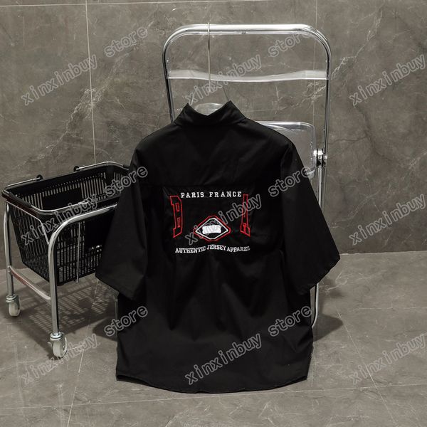 22ss men women designers t shirts tee paris france scissors back embroidery short sleeve crew neck streetwear xinxinbuy black s-l, White;black
22ss men women designers t shirts tee paris france scissors back embroidery short sleeve crew neck streetwear xinxinbuy black s-l, White;black