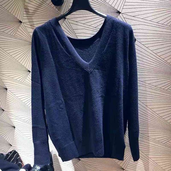 women's sweaters fadan s family autumn and winter care machine back v-neck sweater top, White;black
women's sweaters fadan s family autumn and winter care machine back v-neck sweater top, White;black