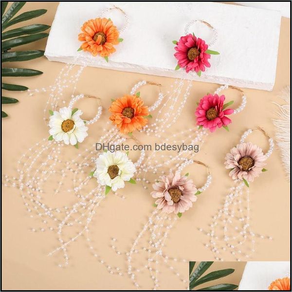 dangle chandelier fashion ladies yarn fabric simation flower drop earri dhnj5, Silver
dangle chandelier fashion ladies yarn fabric simation flower drop earri dhnj5, Silver