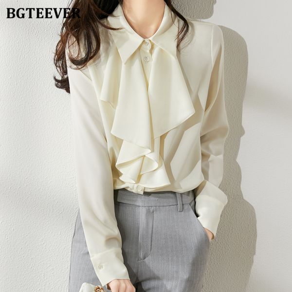 elegant turn-down collar women shirts spring ruffles long sleeve single-breasted loose female blouses 2022, White
elegant turn-down collar women shirts spring ruffles long sleeve single-breasted loose female blouses 2022, White