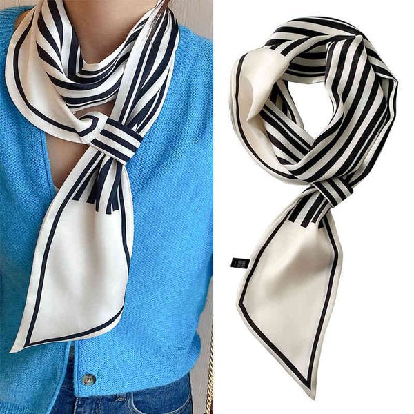 designer silk head bag hair scarf lazy temperament small narrow silk scarf female summer neck decoration ribbon thin sunscreen square towel, Blue;gray
designer silk head bag hair scarf lazy temperament small narrow silk scarf female summer neck decoration ribbon thin sunscreen square towel, Blue;gray