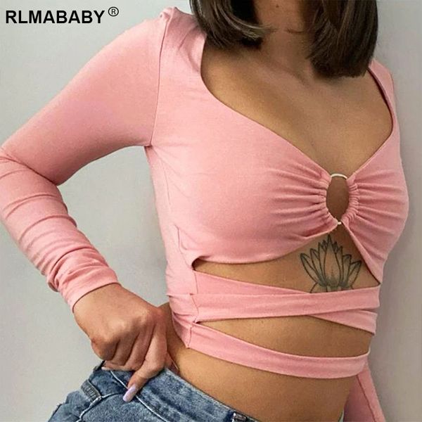 low neck hollow out criss-cross metral ring skinny short tshirts fashion casual high street women autumn winter crop top, White
low neck hollow out criss-cross metral ring skinny short tshirts fashion casual high street women autumn winter crop top, White