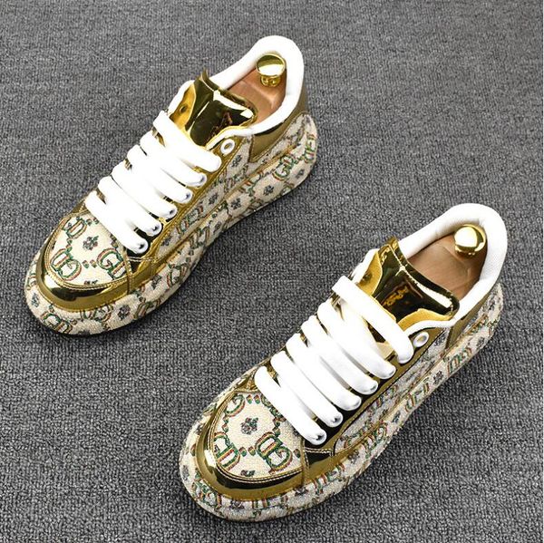 fashion men's casual shoes germuss diamond gold rhinestones handmade lace-up business loafers comfortable breathable walking sneaker fo, Black
fashion men's casual shoes germuss diamond gold rhinestones handmade lace-up business loafers comfortable breathable walking sneaker fo, Black
