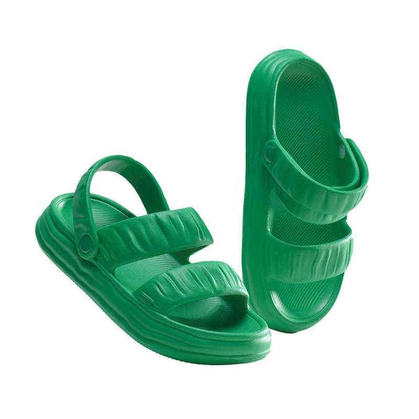 2022 new two wear women slippers sandals macarone color increased non slip eva outsole indoor slippers t220728, Black
2022 new two wear women slippers sandals macarone color increased non slip eva outsole indoor slippers t220728, Black